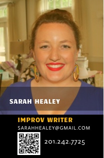 Business Card Sarah Healey