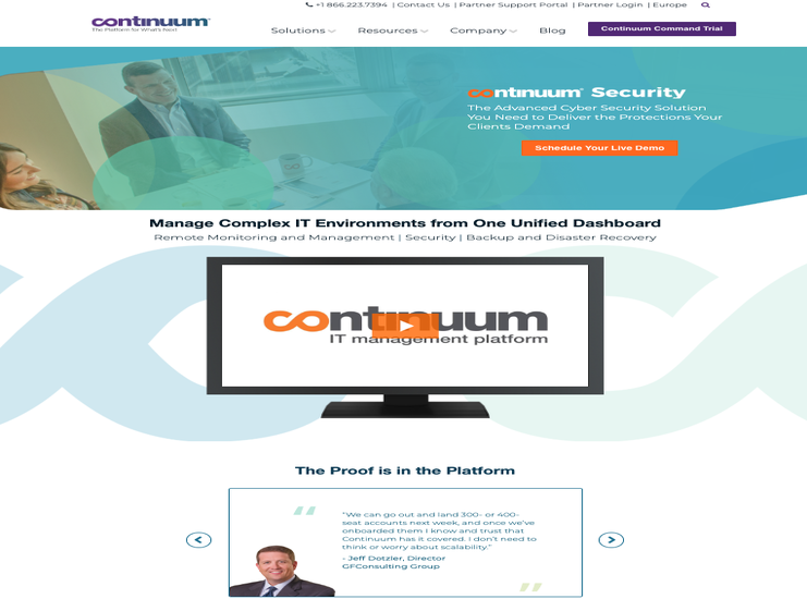 Company Home Page